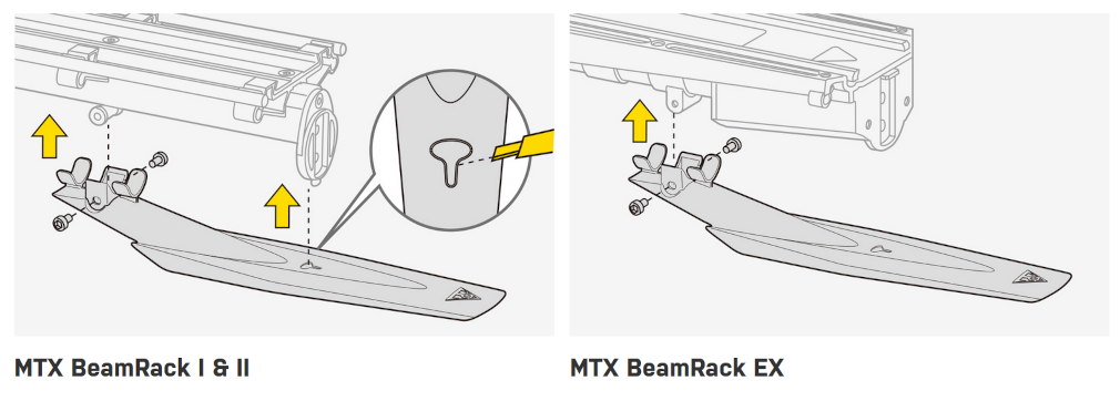 MTX DEFENDER II BEAMRACK II Schutzblech