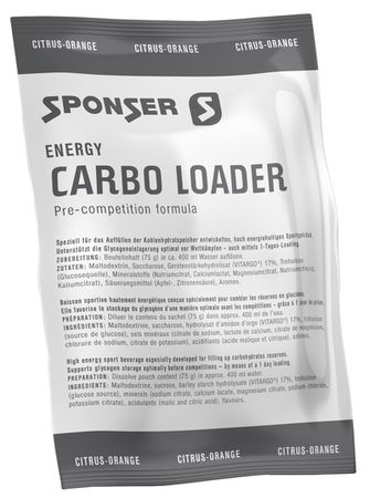 CARBO LOADER, Sachet 75g / orange / CITRUS-ORANGE