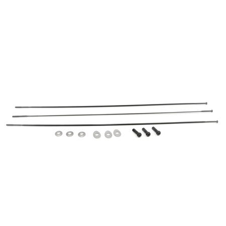 Spoke and Nipple 282mm CX-Ray Straight Pull Qty 3 / black