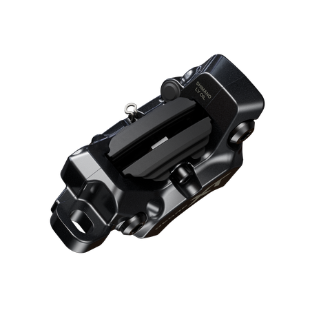 XT M8220 4-Kolben-Scheibenbrems-Set / schwarz / vorne