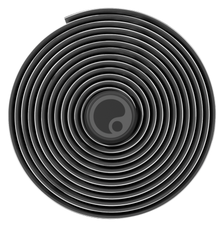 Lenkerband BT black / white speed / 2100 mm, 2.5 mm, Allroad