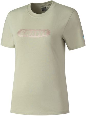 Women Tee Gravel / olive / L