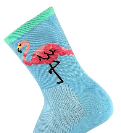 FLAMINGO - Velosocken - 15cm / sky blue / S=36-39