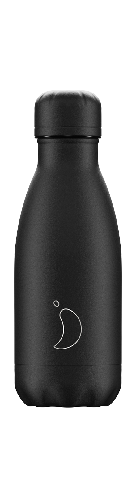 Chilly's Original Bottle 260ml / Monochrome All Black
