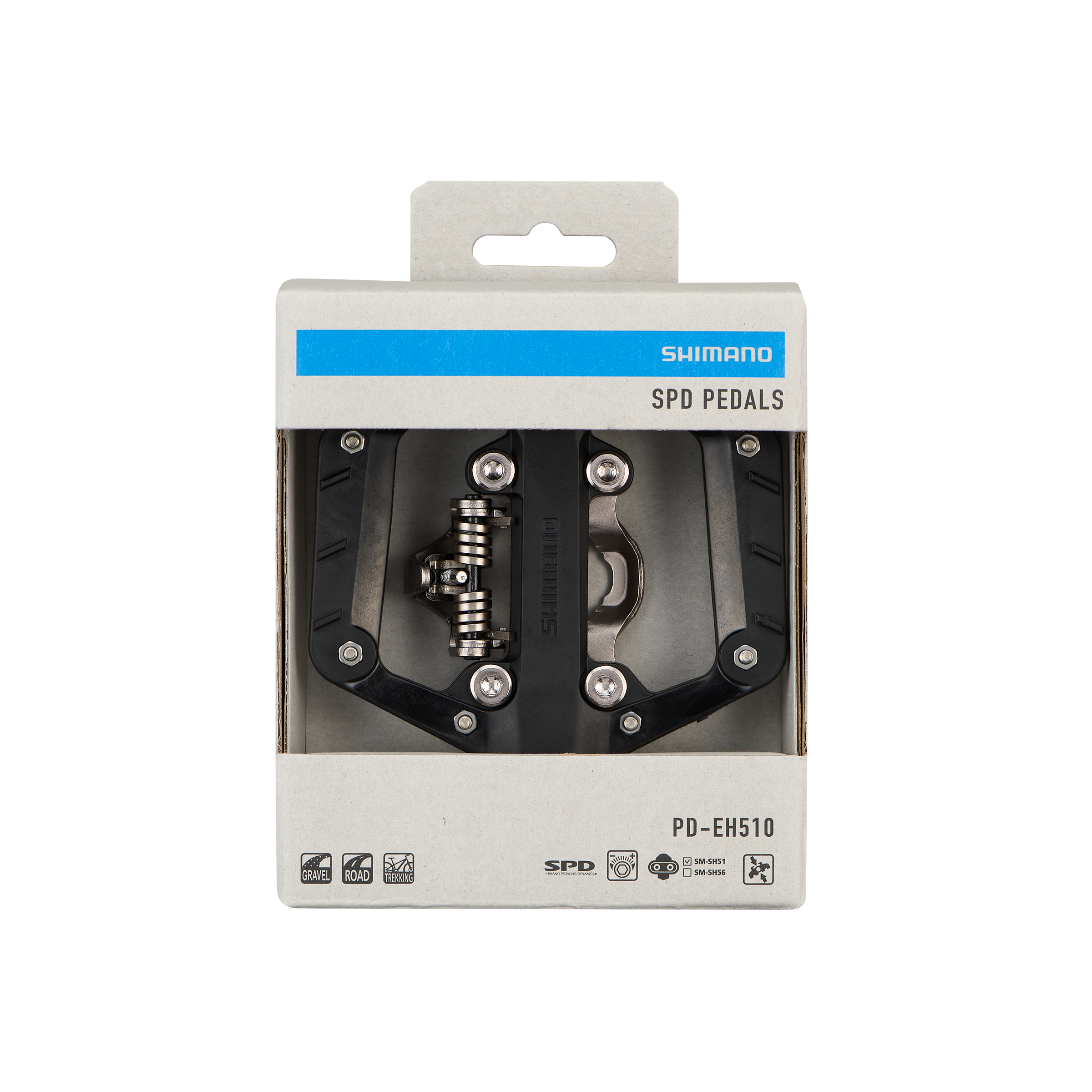 Pedal PD-EH510 Flat/SPD mit Cleat SM-SH51