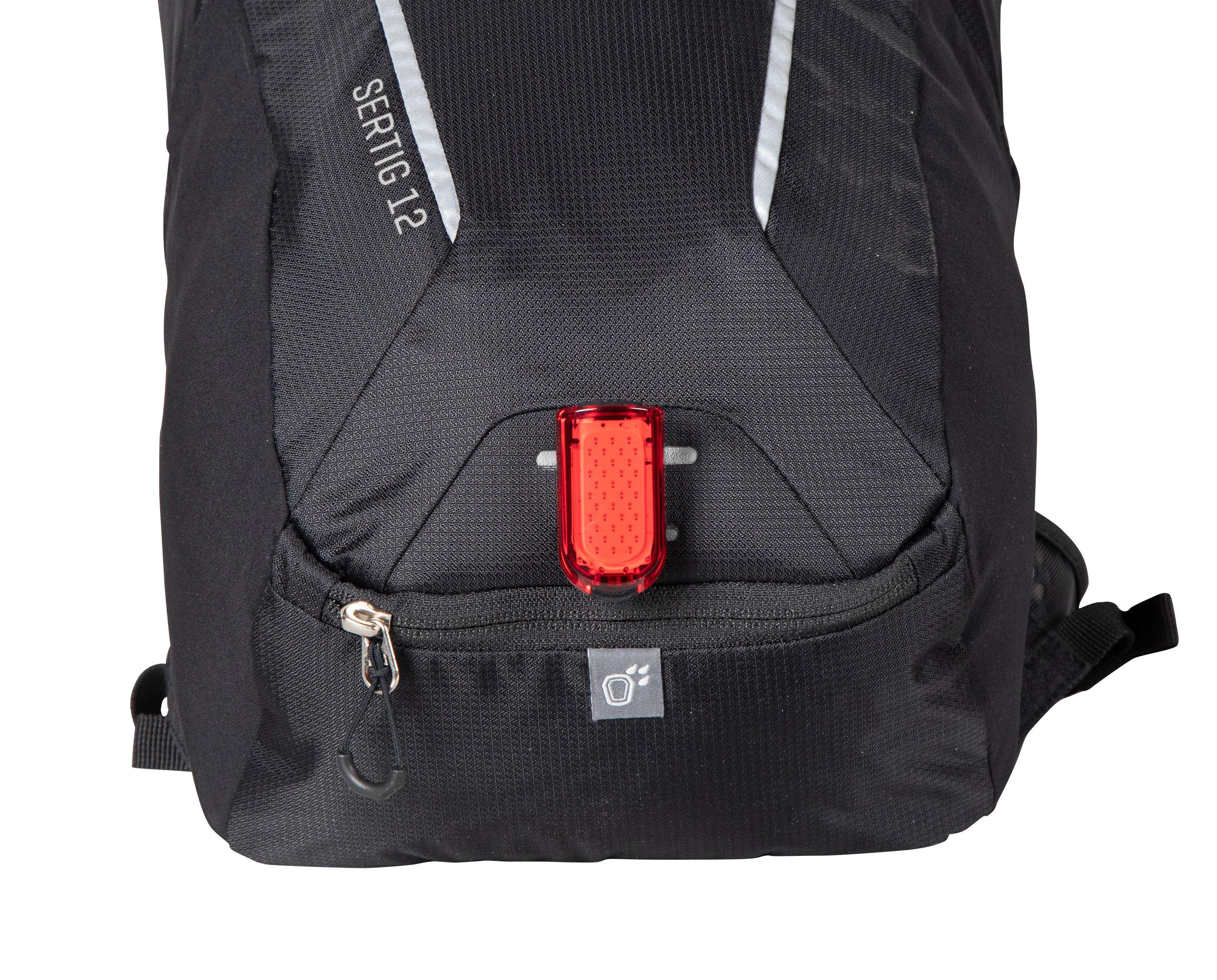 SERTIG 12 Rucksack / schwarz / 12L