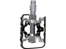 502 HYBRID Kombipedal / silber / L (+8mm)