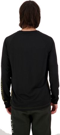 TARN WIND Herren-Merino-Langarmshirt mit Windschutz / lichen/black / XXL