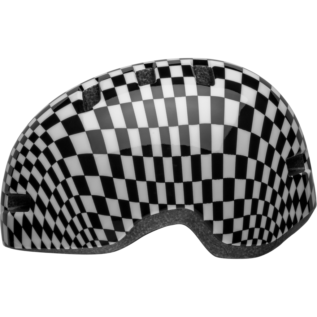 Lil Ripper Helmet / gloss black/white checkers / S