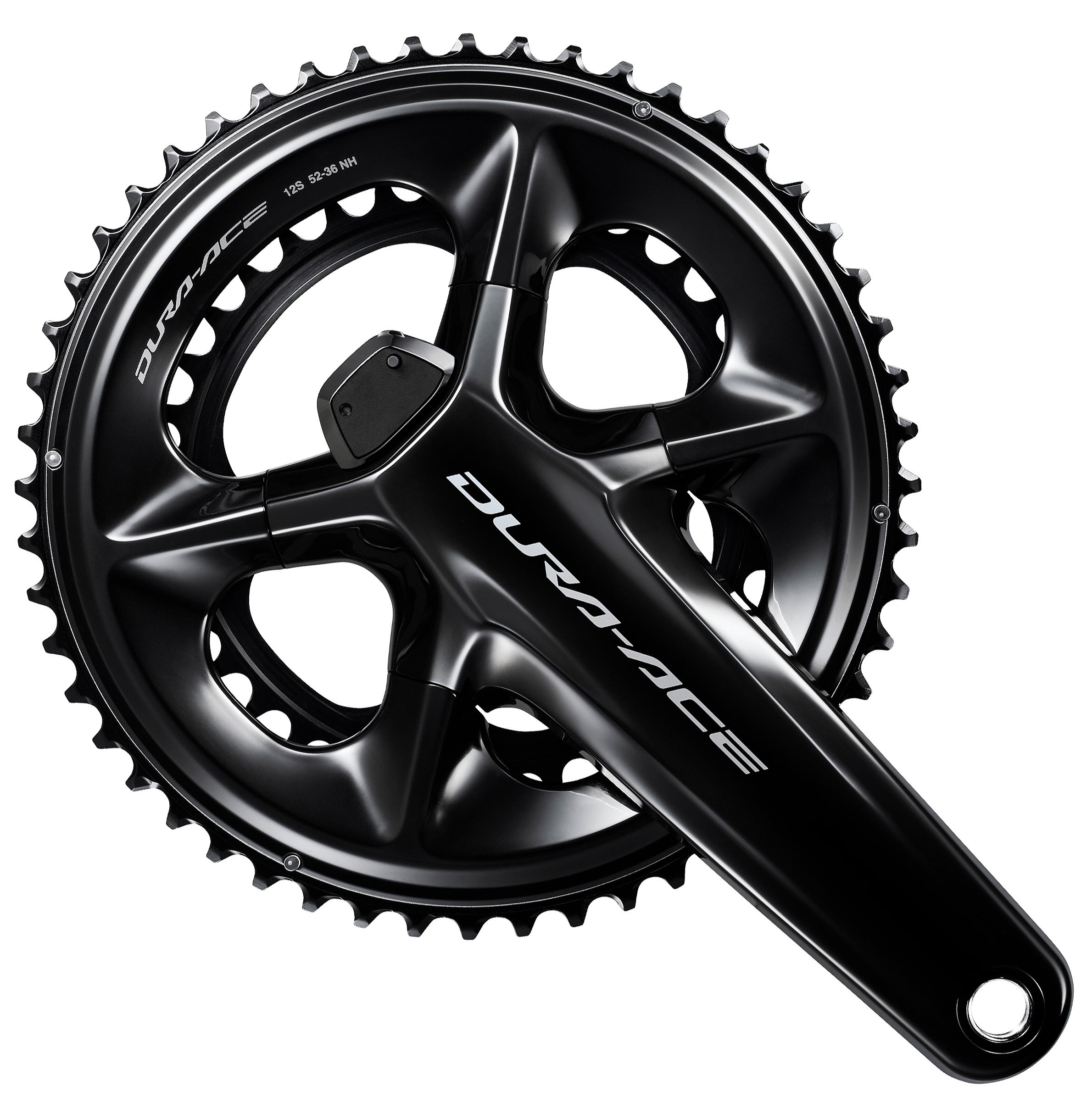 Kettenradgarnitur Dura-Ace FC-R9200-P mit Leistungsmesser / Schwarz / 175 mm, 54x40, 774 g, Box