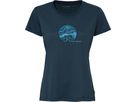 CYCLIST Damen-Kurzarmshirt / dark sea/dark sea / 34
