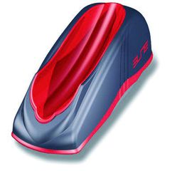 Hometrainer Vorderraderhöhung für Elastogel Gel Block / grau-rot