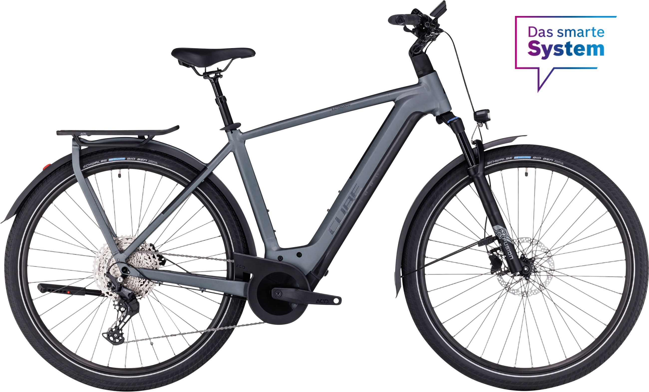 KATHMANDU HYBRID PRO 750 E-City- und Alltagsvelo / flashgrey metal / 50 CM