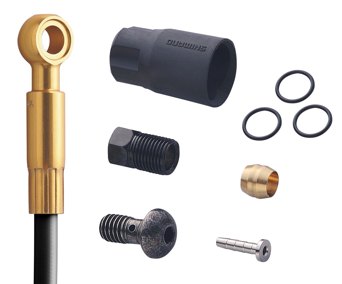 Bremsleitung SM-BH90-SBL Saint / schwarz / 2000 mm