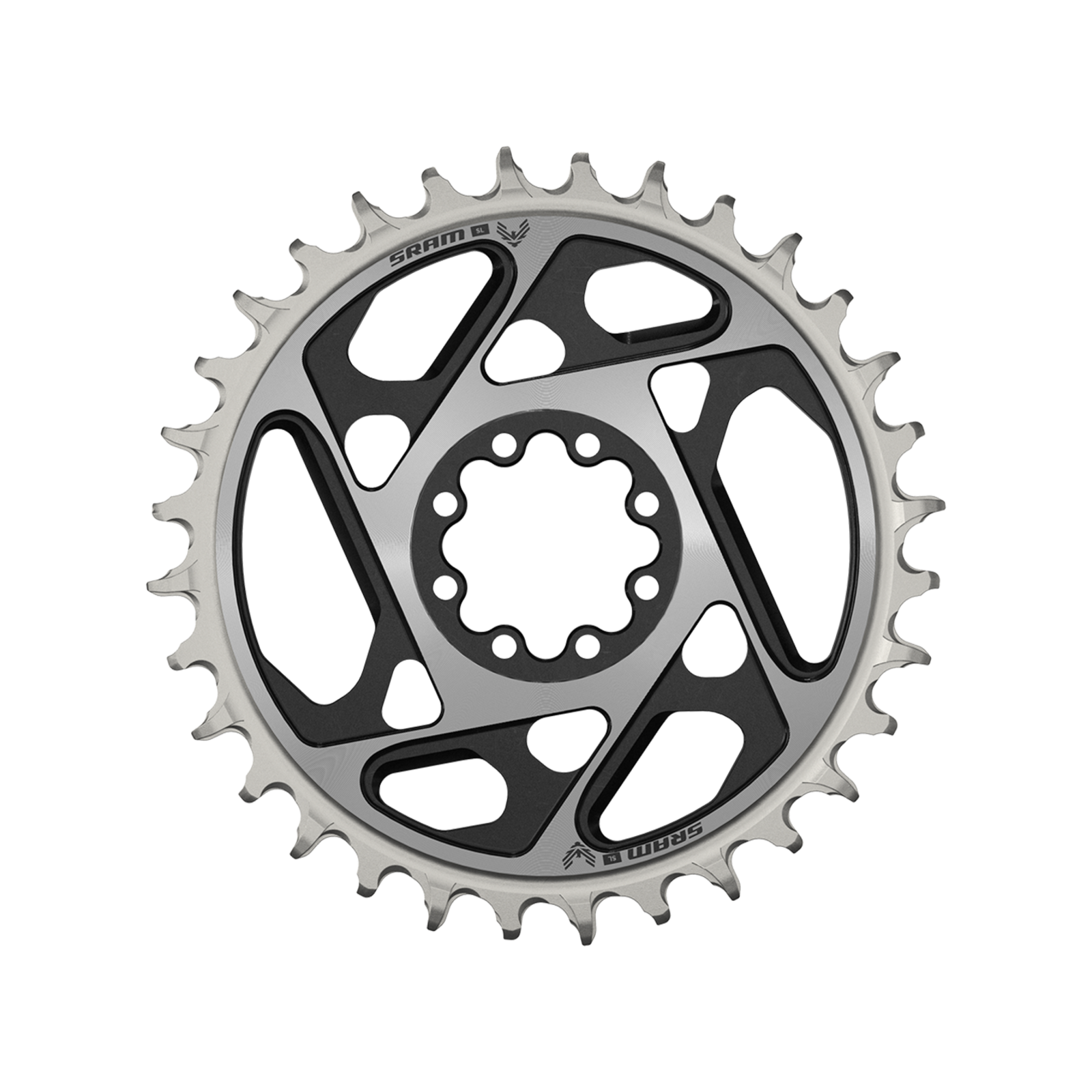 Chainring XX SL Eagle AXS Transmission DM 8-bolt 0mm Offset / black / 38T