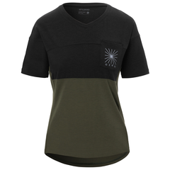W Ride LT Jersey / black/trail green / XS