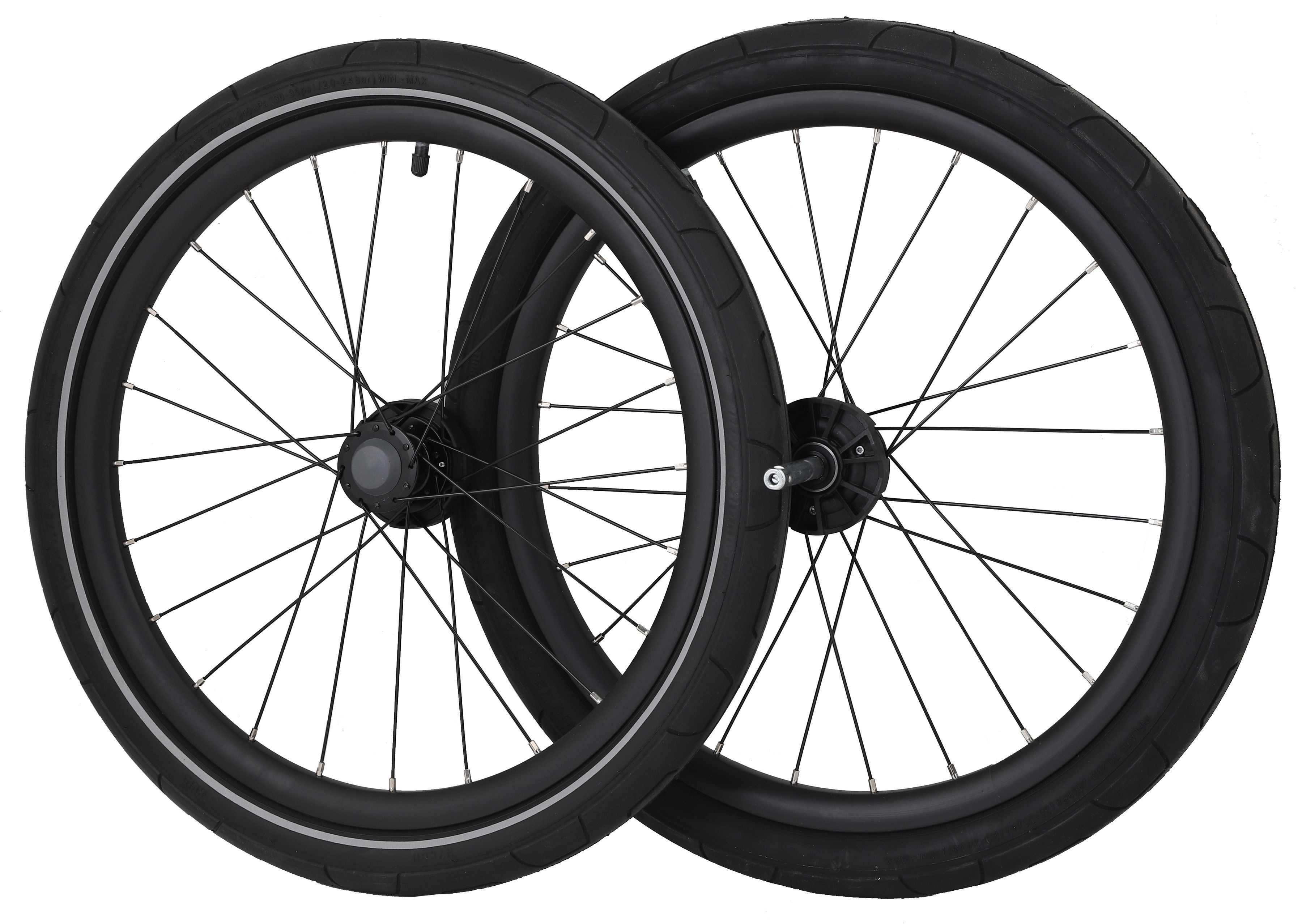 CHARIOT SPORT Laufradsatz (links/rechts) für Kinderanhänger mit Scheibenbremsen