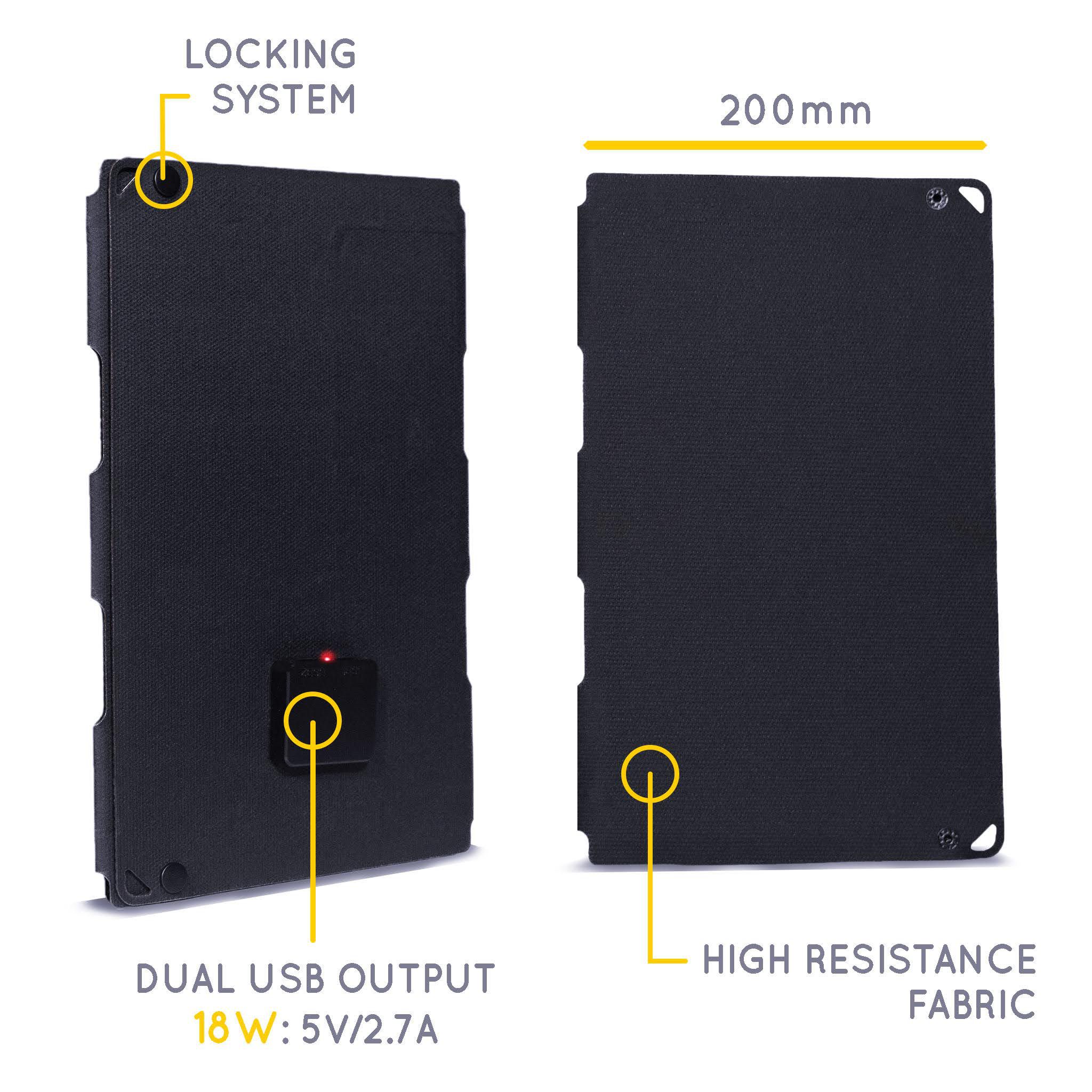 TREKKER PRO KIT Solar Panel & Powerbank / 18W, 10000mAh