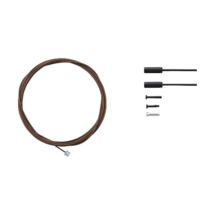 Schaltkabel Dura-Ace BC-9000 Polymerbeschichtet / Silber / 1.2 x 2500 mm, 1 Stück, Blister