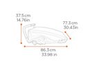 THULE CHARIOT SPORT 2 Gen. 2 Kinderanhänger / alu/yellow