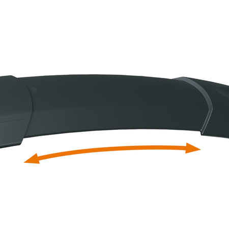 SPEEDROCKER Schutzblech-Set für Gravelbikes / schwarz / 28", 42mm