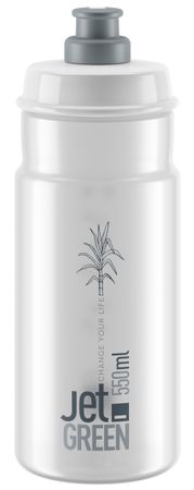 Bidon Jet Green transparent / transparent / 550 ml, 78 g