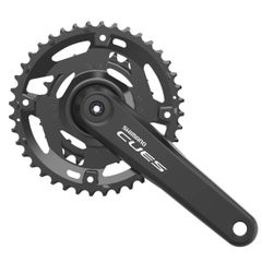 Kettenradgarnitur Cues FC-U4010 Double 9/10/11-Gang / schwarz / 170 mm, 40x26, 48.8, nein, nicht kompatibel
