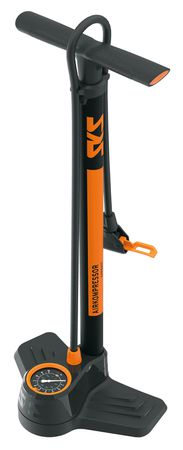 Standpumpe Airkompressor Compact 10.0 / schwarz-orange