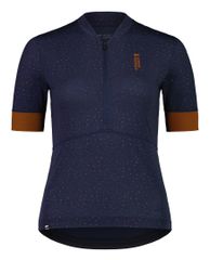 CADENCE Damen-Kurzarmtrikot / midnight terrazzo / S