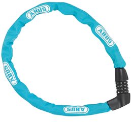 TRESOR 1385 Kettenschloss / türkis blau / 85CM