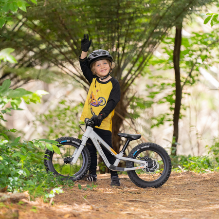 Lion Windproof Kids MTB Jersey / yellow / 4 Y