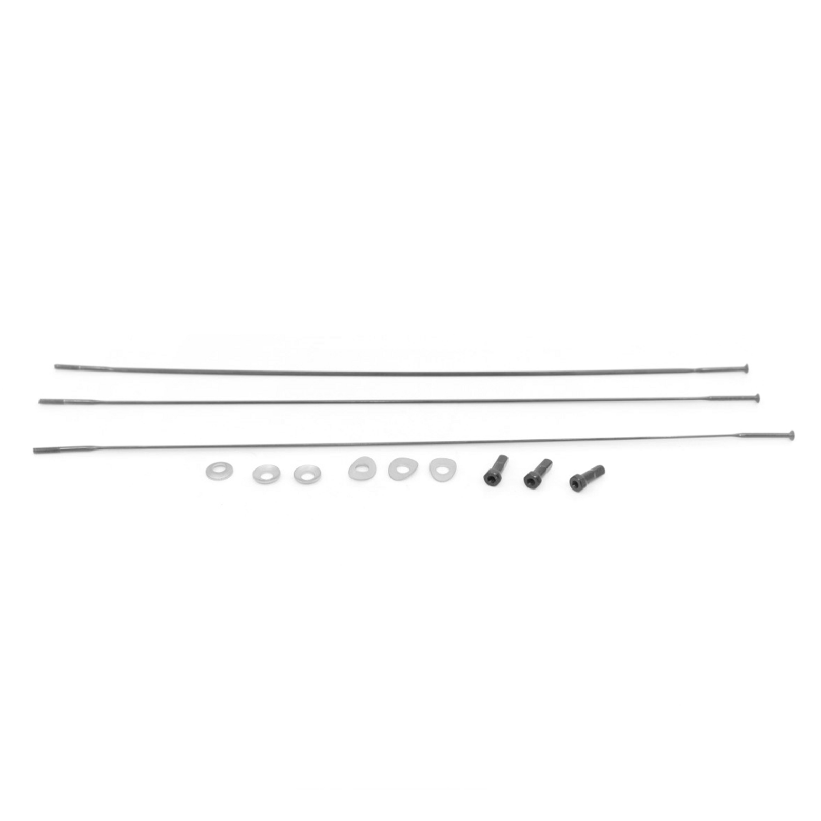 Spoke and Nipple 266mm CX-Ray Straight Pull Qty 3 / black