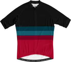 THE SOLOIST Herren-Kurzarmtrikot / black/red / S