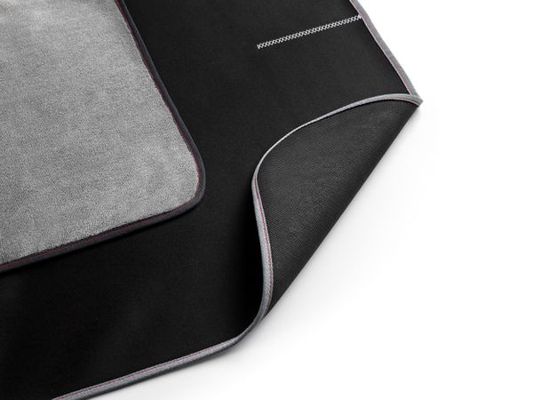 DRY MAT Klett schwarz / schwarz-grau