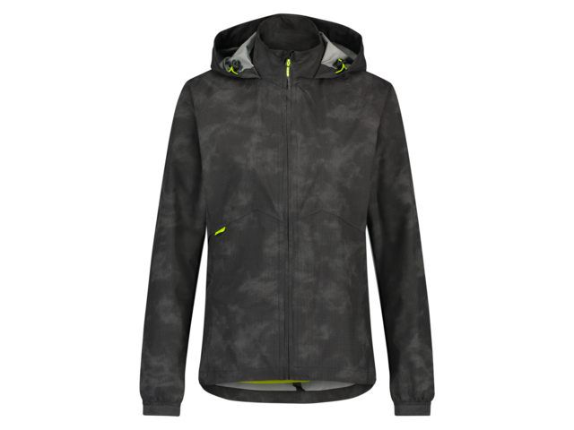 Women Commuter Compact Rain Jacket / Reflection Black / S