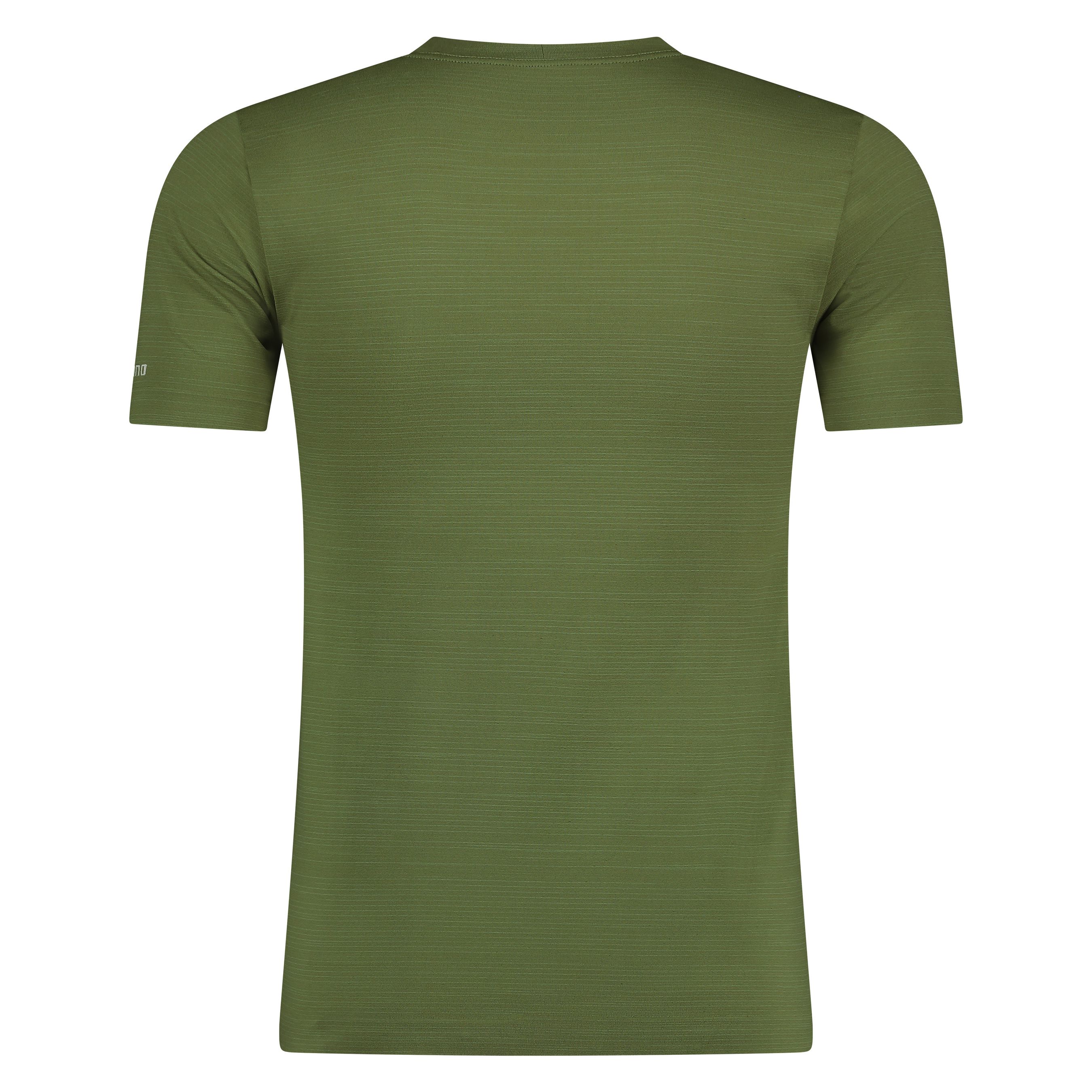 Men Evolve Terra Seamless T-Shirt deep ocean / dark olive / L/XL