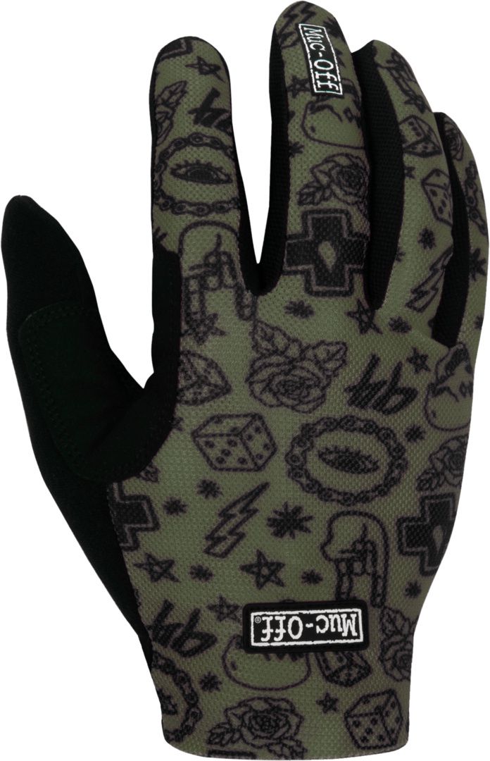 Lightweight Mesh Ride Gloves / Green / 2XL