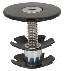 ANKER SET mit Alu Flat Top Cap, 1 1/8" / schwarz