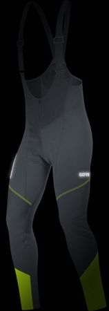 C3 GWS Herren-Softshell-Trägerhose mit Polster / black/neon yellow / S