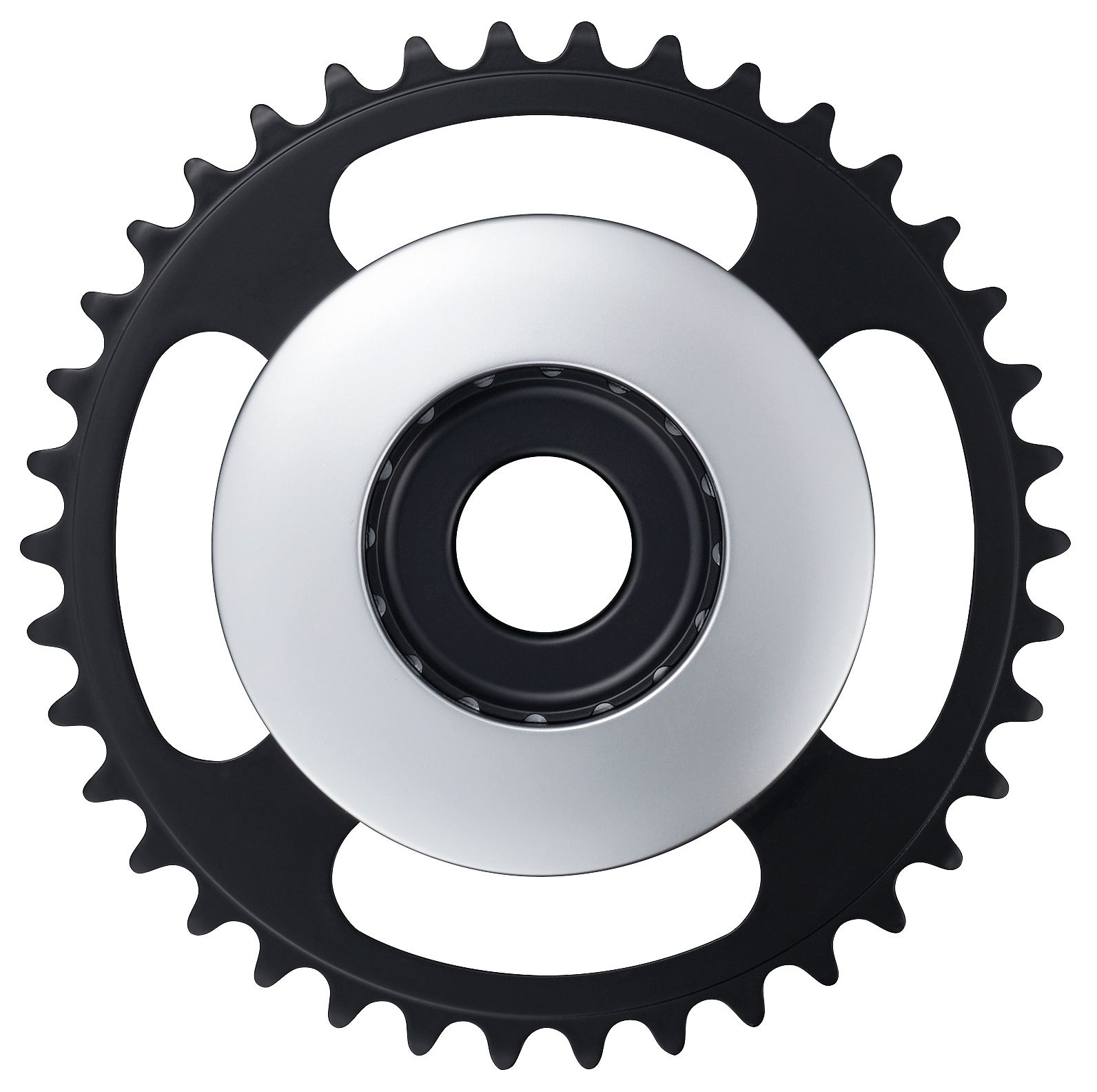 Kettenblatt STEPS SM-CRE61-11 / Schwarz / 38 Zähne, ohne