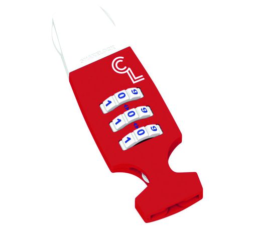 LAZER Cappuccino Lock / white red