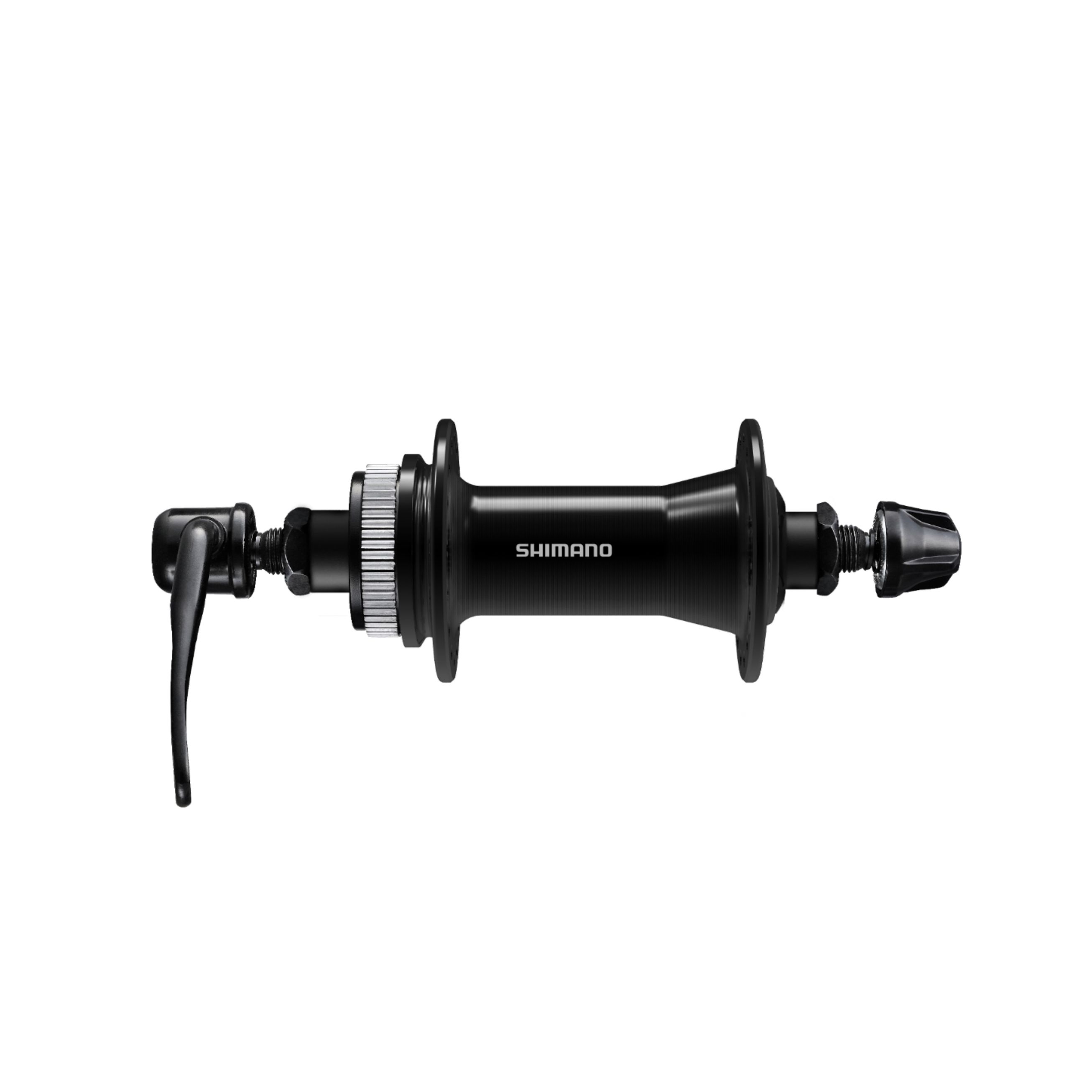 SHIMANO Vorderrad- Nabe HB-QC400 / schwarz / 32-L, 100/5mm, DB CL