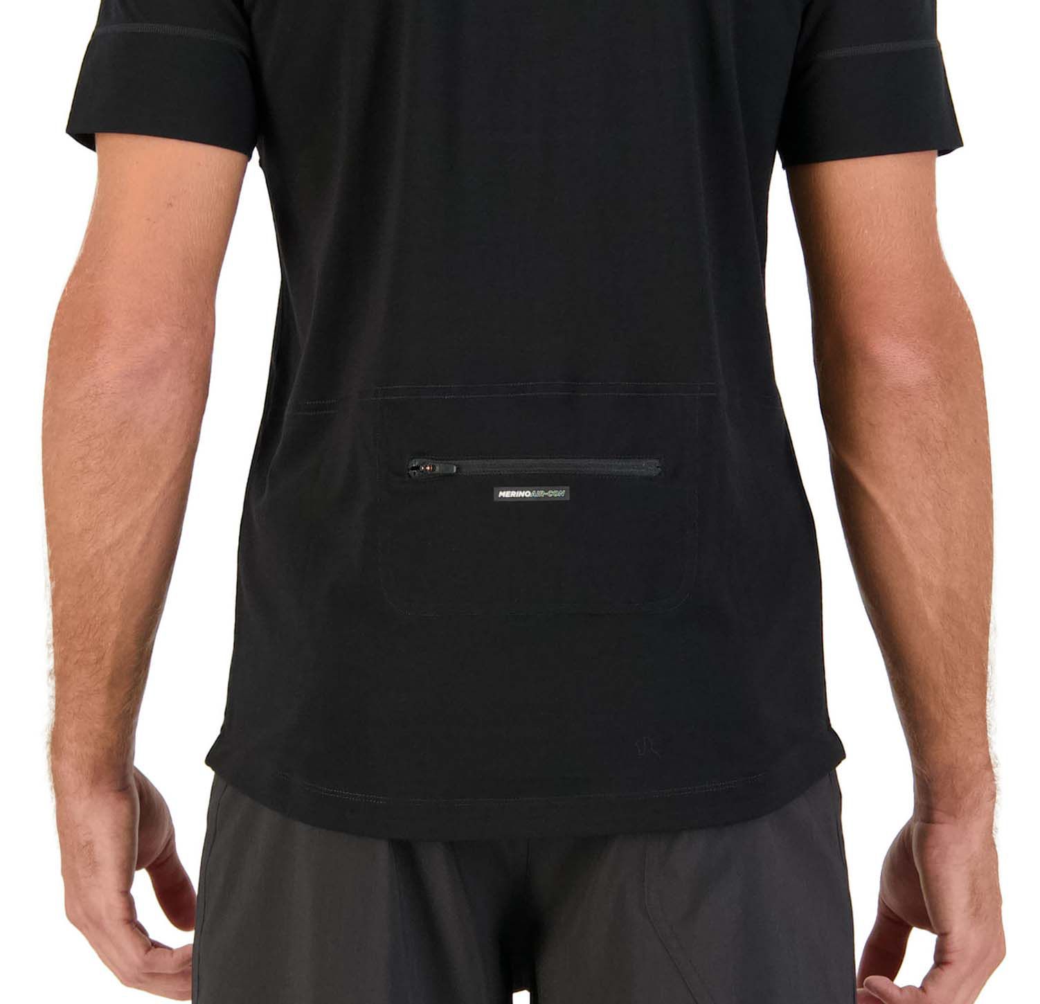 CADENCE Herren-Kurzarmtrikot / black / S