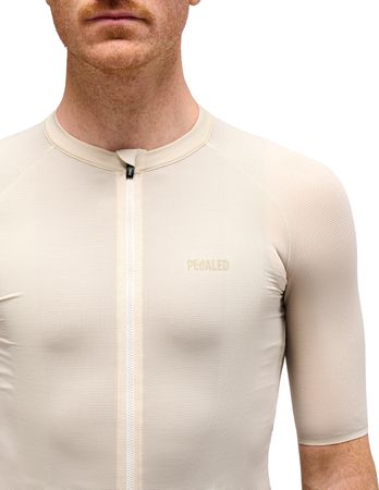 ELEMENT LIGHTWEIGHT Herren-Kurzarmtrikot / off-white / L