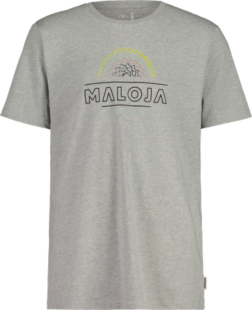 KAARLM Herren-Kurzarmshirt / grey melange / L