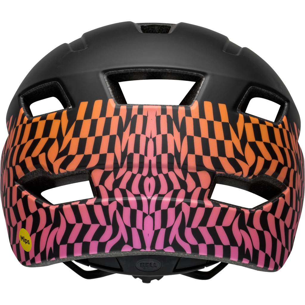 Sidetrack Child Helmet / matte pink wavy checks