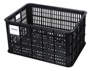 Fahrradkiste Crate / schwarz / 40 l, 49 cm, 38 cm, 26 cm