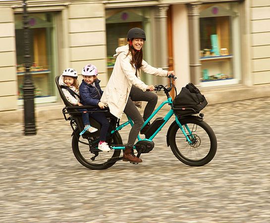 BOOST 10D CX Step Through E-Cargobikes 25km/h / aqua green