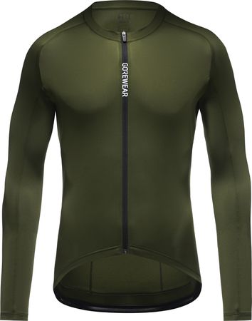 SPINSHIFT Herren-Langarmtrikot / utility green / XXL