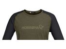 FJØRÅ  EQUALISER Damen-Langarmshirt / olive night / L
